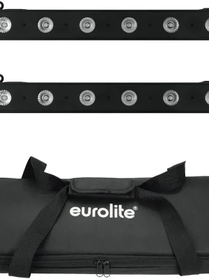 Topseller - EUROLITE Set 2x LED BAR-6 QCL RGBW + Soft Bag
