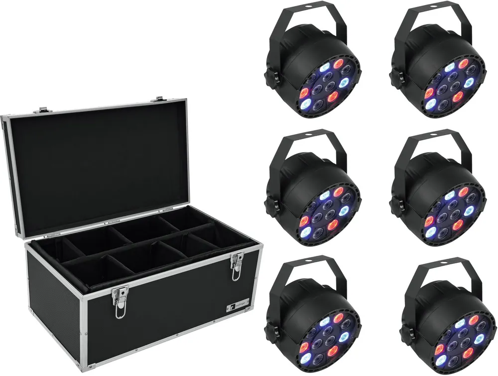 EUROLITE Set 6x LED PARty Spot + Case TDV-1 - Jetzt sparen