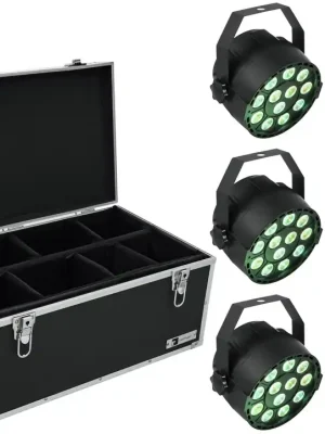 Preisknaller - EUROLITE Set 6x LED PARty TCL Spot + Case TDV-1