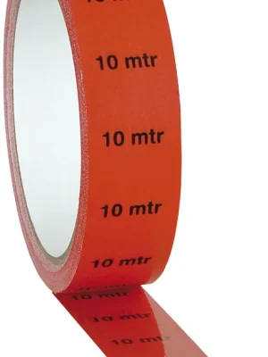 Top-Preis | SHOWGEAR Markierungsband / Indikatorband Rot „10 m“ – 25 mm / 33 m
