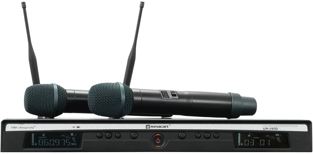 RELACART UR-260D 2-Kanal-UHF-System - Super-Preis
