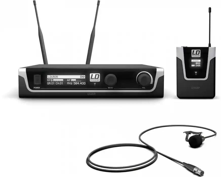 Hohe Qualität - LD Systems U505 BPL Funkmikrofon System mit Bodypack und Lavalier Mikrofon