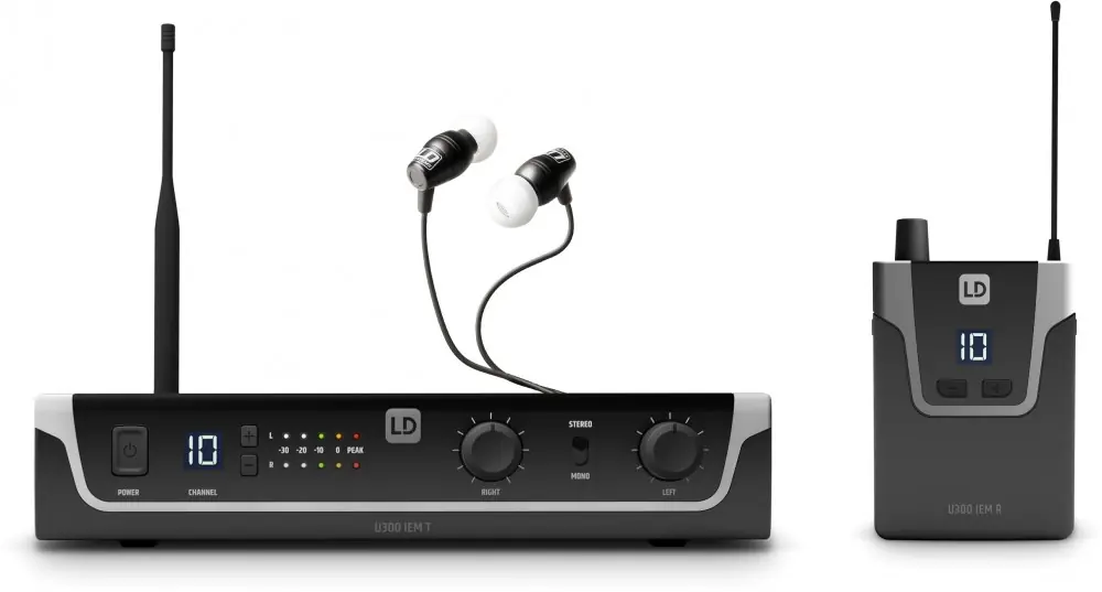 Hammerpreis - LD Systems U305 IEM HP - In-Ear Monitoring-System mit Ohrhörern