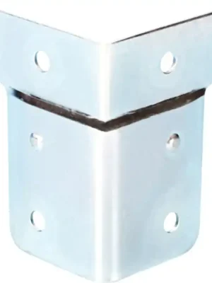 Bestpreis - Adam Hall Hardware 40404 L-Ecke 60 x 50 gekröpft für 6110 Aluminium-Kanten