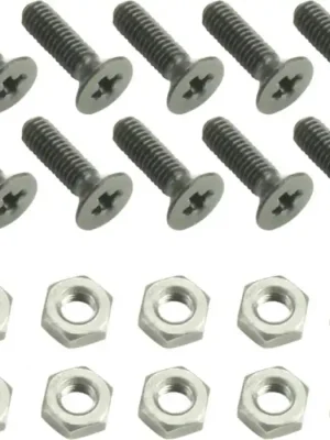 Bewährte Qualität - Adam Hall Hardware 5420 M10 AH 10er Set Kreuzschlitzschrauben M3 x 10 mm