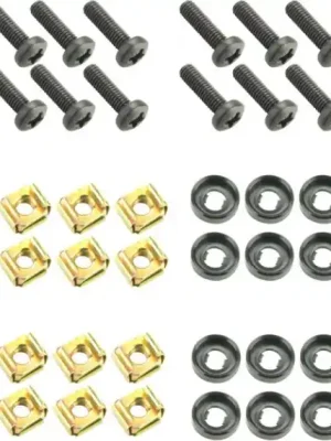 Adam Hall Hardware 5928 M24 AH 24er Set Schrauben M6 x 20 mm - Sonderangebot