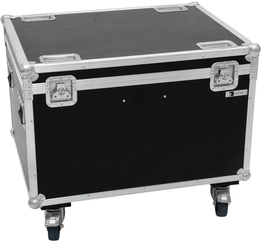 Sonderpreis - ROADINGER Flightcase 4x LED THA-100F/THA-120PC mit Rollen