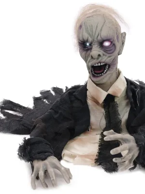 EUROPALMS Halloween Zombie, animiert 43cm - Nur noch wenige