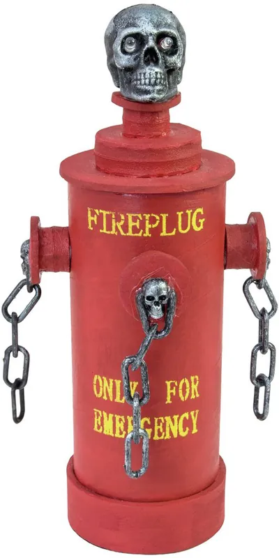 EUROPALMS Halloween Feuerhydrant, 28x13x13cm | Zeitlich begrenzt