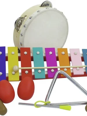 Abverkauf | DIMAVERY Percussion-Set III, 7 Teile
