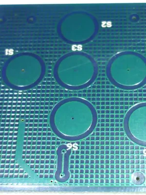 Versandbereit - Platine (Bedienung) PLS-5R(PCB0811-0-B)V2