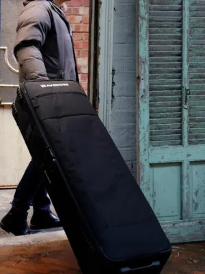 Profi-Qualität | Manfrotto Trolley für 3 zerlegbare C-Stands und Zubehör