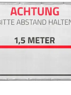 Neuzugang - Adam Hall Accessories 0159 ABSTAND - Hinweisblende, Gaze Typ 800 1,76 x 3,41 m