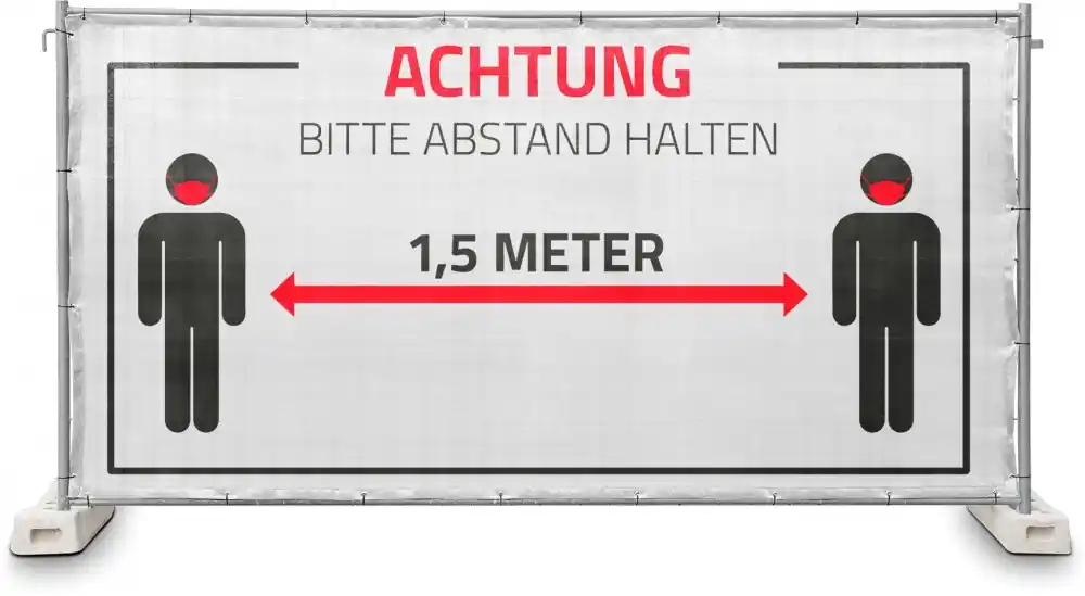 Neuzugang - Adam Hall Accessories 0159 ABSTAND - Hinweisblende, Gaze Typ 800 1,76 x 3,41 m