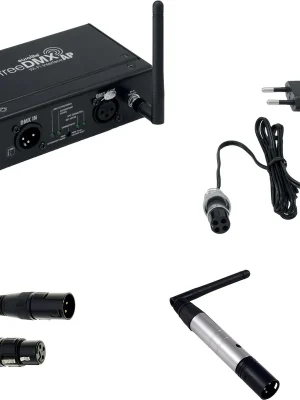 Begrenzte Stückzahl | EUROLITE Set freeDMX AP Wi-Fi Interface + QuickDMX Funksender + DMX Kabel