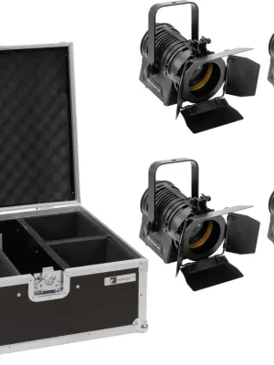 EUROLITE Set 4x AKKU THA-20PC TRC Theater-Spot sw + Case | Meistverkauft