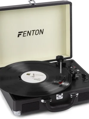 Kundenfavorit | Fenton RP115C Plattenspieler Aktentasche mit BT