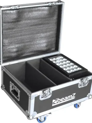 beamZ Pro Flightcase FL2 für 2pcs Star-Color 240 oder 360 Wash Lights | Top-Qualität