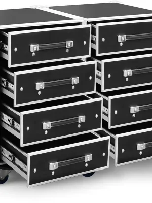 Gleich bestellen - Power Dynamics PD-FA4 8 Schubladen Technik Flightcase