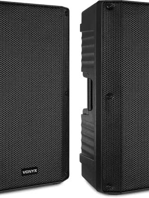 Top-Preis | Vonyx VSA120S Aktives Stereo-Lautsprecherset 12"