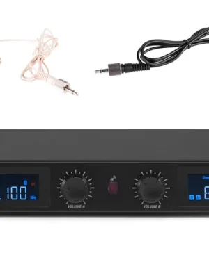Power Dynamics PD632C 2x 20-Kanal-Digital-UHF-Drahtlos-Mikrofonsystem-Kombi - Wochenendangebot