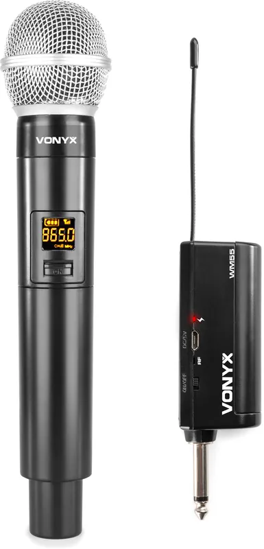 Vonyx WM55 Drahtloses Mikrofon Plug-and-Play UHF | Abverkauf
