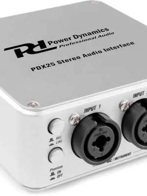 Sehr gefragt | Power Dynamics PDX25 USB-Audio-Schnittstelle 2CH