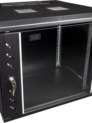 Kundenfavorit - SHOWGEAR RCA-WMH-9 9U-Netzwerkschrank mit Glastür