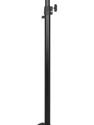 Neu verfügbar - SHOWGEAR Lautsprecherständer mit Bodenplatte aus Metall – max. Belastung 20 kg – 1100–1800 mm – 35