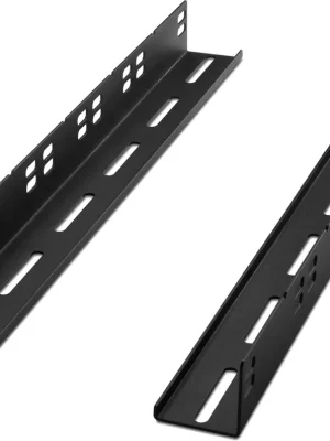 Bestpreis | Adam Hall 19" Parts 876 TL - 19 Zoll L-Tragschienen / Tragewinkel ( 2 Stück )