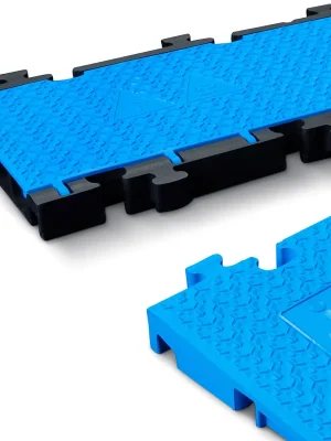 Endet bald | Defender MIDI 5 2D R BLU - Midi 5 2D blau Modulsystem für Rollstuhlrampe und barrierefreien