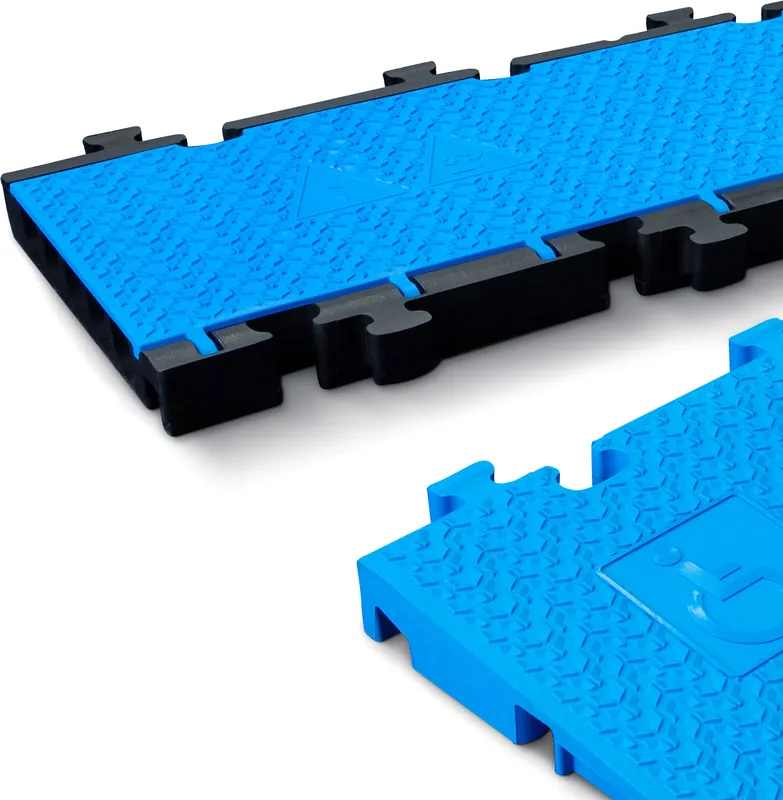 Endet bald | Defender MIDI 5 2D R BLU - Midi 5 2D blau Modulsystem für Rollstuhlrampe und barrierefreien