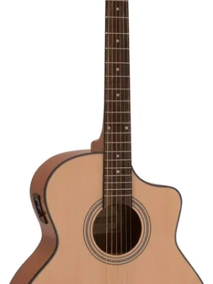 DIMAVERY STW-50 Westerngitarre, natur - Neu gelistet