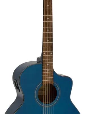 DIMAVERY STW-50 Westerngitarre, blau - Deal