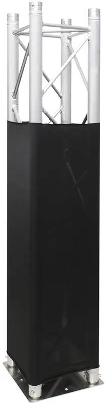 SHOWGEAR Traversenabdeckung Stretch 210 g/m² Schwarz - 300 cm | Hohe Qualität