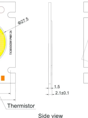 Ersatzteil LED COB 250W 3200K LED PFE-200 3000K Profile Spot (TX-3850S200C28F12-03H95) | Extra-Rabatt