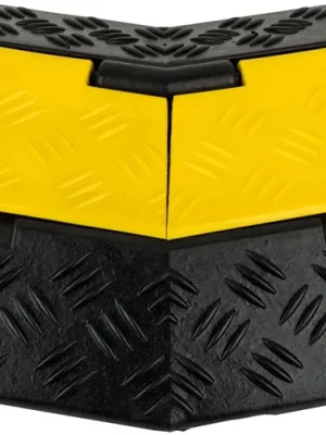 Top-Deal - SHOWGEAR Kabelbrücke 2 Ecke 45° rechte Ecke – 2 Kanäle – für Kabelbrücke 2