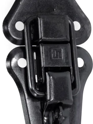 Premium - Adam Hall Hardware 1602 BLK - mittleres Aufbauschloss KTL, schwarz