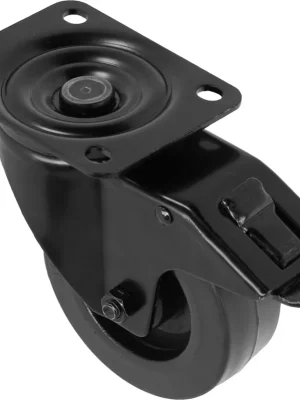 Adam Hall Hardware 372191 BLK - Lenkrolle 100 mm mit Feststeller, schwarz - Jetzt sparen