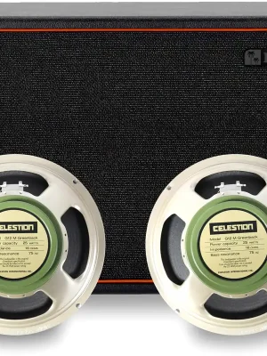 Palmer CAB 212 BX GBK - Gitarren Lautsprecherbox mit Celestion Greenback 2 x 12, Open-Back | Nur diese Woche