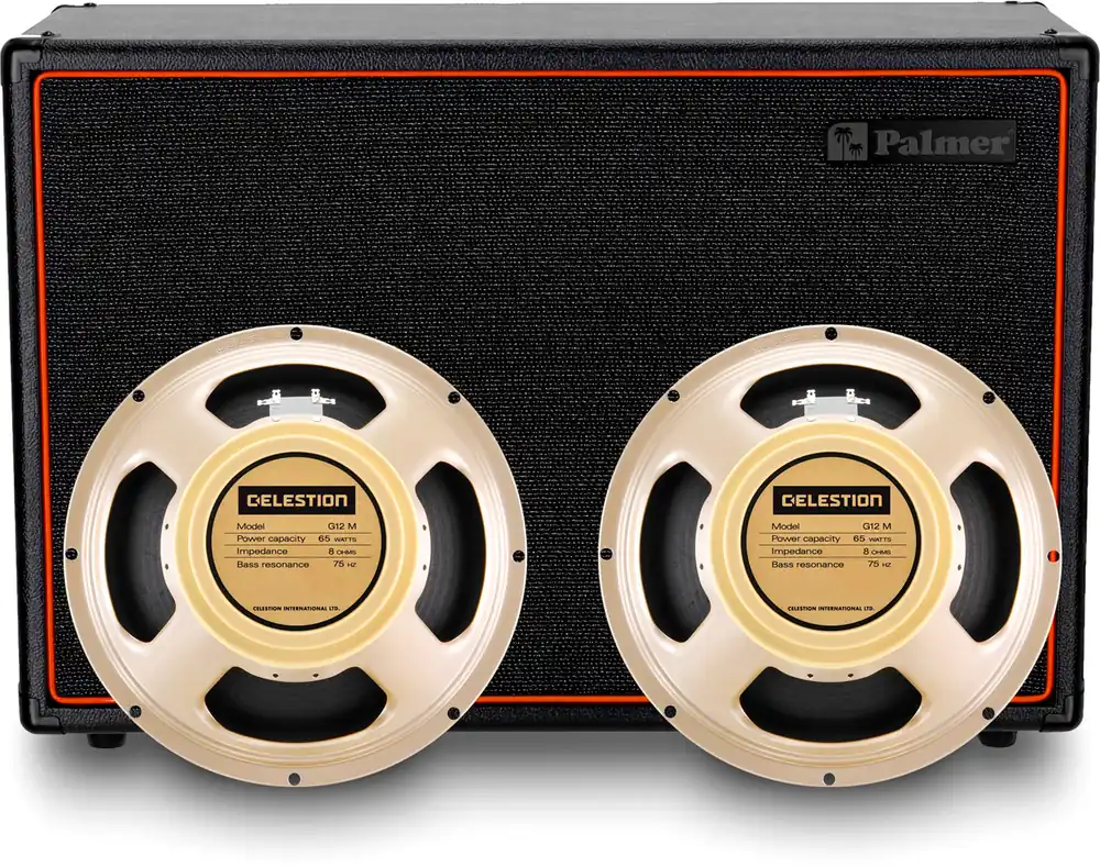 Palmer CAB 212 X CRM - Gitarren Lautsprecherbox mit Celestion Creamback 2 x 12, Closed-Back - Sehr gefragt