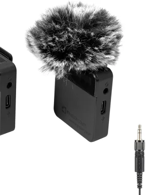 RELACART Set MIPASSPORT Miniaturfunksystem für Videofilmer + LM-P01 Lavalier | Hochwertig
