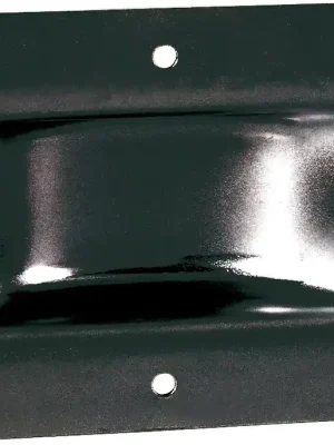 Neues Produkt - Adam Hall Hardware 38083 BLK - Stapel-Einbausachale Stahl, schwarz