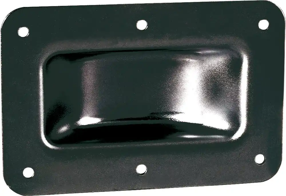 Neues Produkt - Adam Hall Hardware 38083 BLK - Stapel-Einbausachale Stahl, schwarz