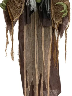 Top-Deal - EUROPALMS Halloween Figur Hexe buckelig, animiert, 145cm