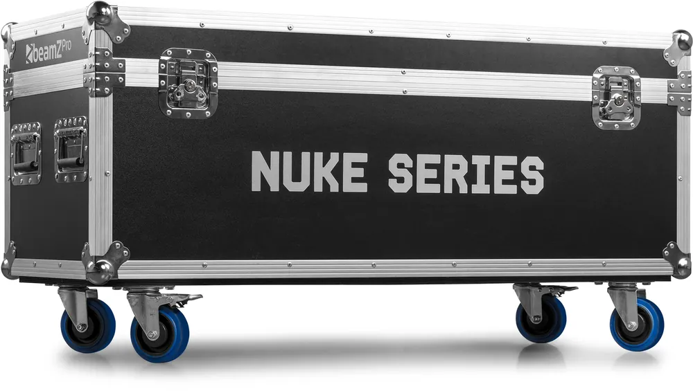 beamZ Pro FLCNL04 Flightcase für 4 Stück NUKE | Hammerpreis