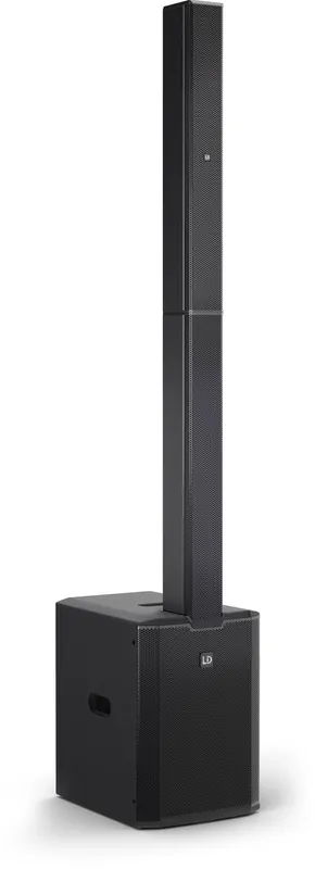 Reduziert | LD Systems MAUI® 28 G3 MIX - Kompaktes Cardioid Säulen PA System mit Digital-Mixer, Schwarz