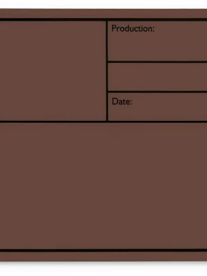 Adam Hall Hardware 88001 M BROWN - Beschriftungsschild Kunststoff, magnetisch 177 x127 mm, braun - Top bewertet