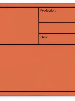 Kundenliebling - Adam Hall Hardware 88001 M ORANGE - Beschriftungsschild Kunststoff, magnetisch 177 x127 mm, orange