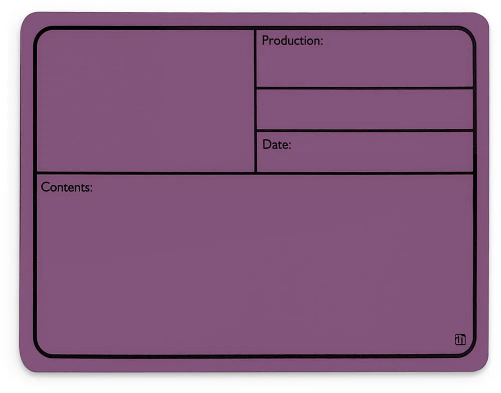 Jetzt zugreifen - Adam Hall Hardware 88001 M PURPLE - Beschriftungsschild Kunststoff, magnetisch 177 x127 mm, lila